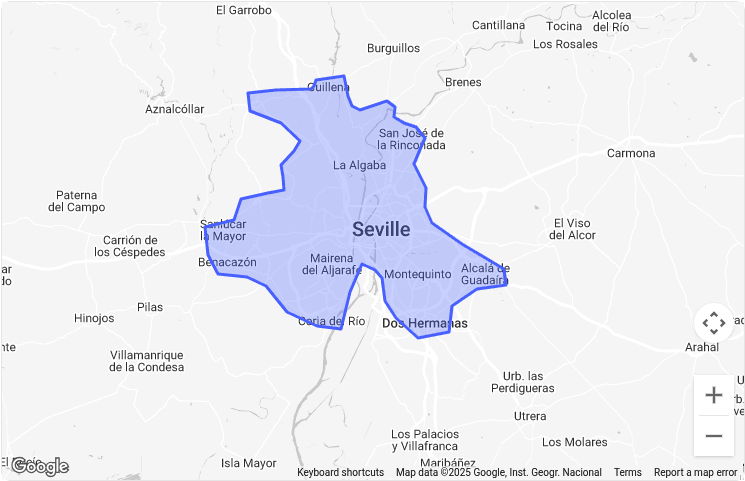 sevilla map